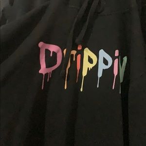 Hoodie dripping costumed